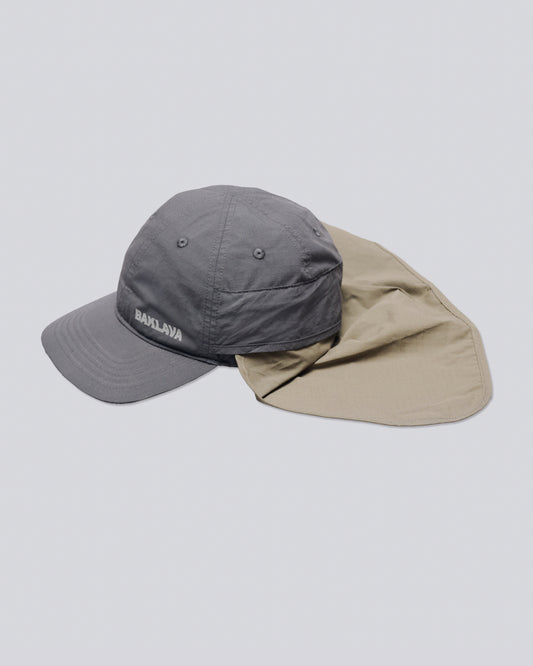 BAKLAVA SUN HAT - TAN/GREY