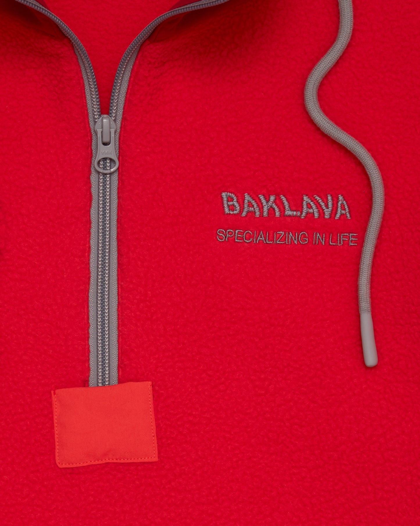 BAKLAVA FLEECE - FIERY RED