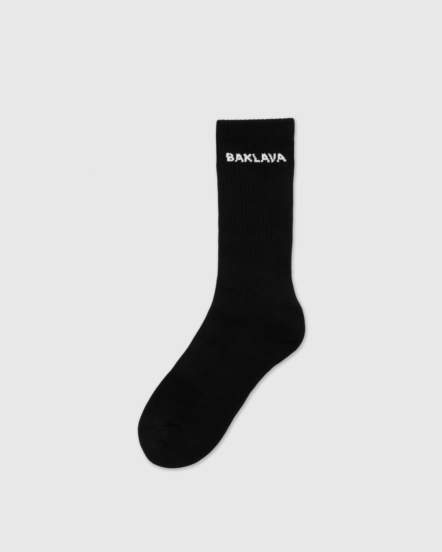 BAKLAVA 3PK SOCKS - BLACK