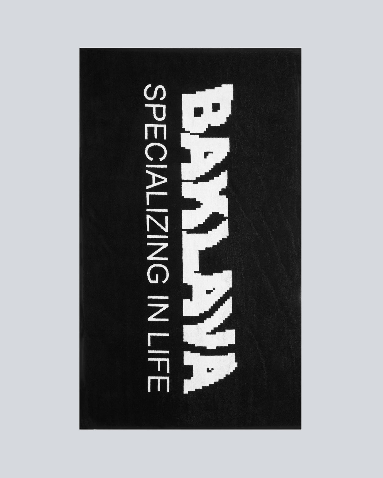 BAKLAVA SIL SPORT TOWEL - BLACK/WHITE